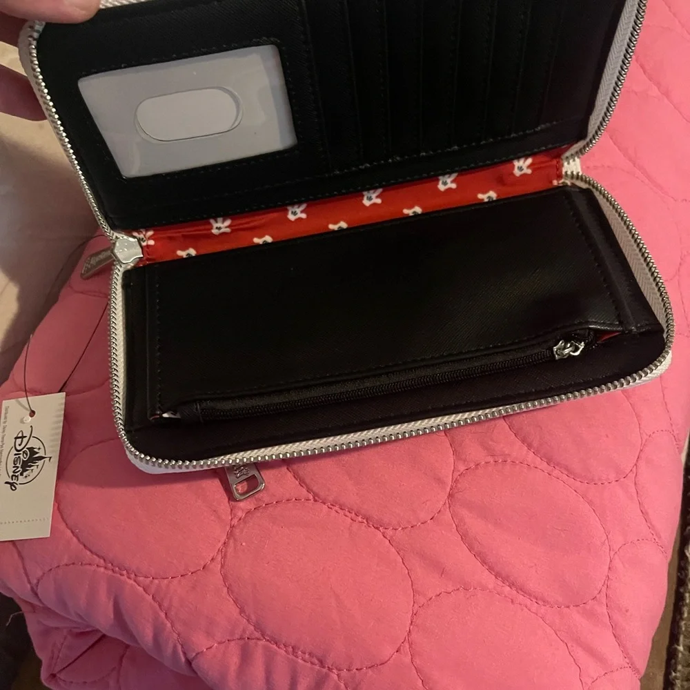 Loungefly Disney Parks Mickey Mouse Black and White Wallet - Picture 9 of 12